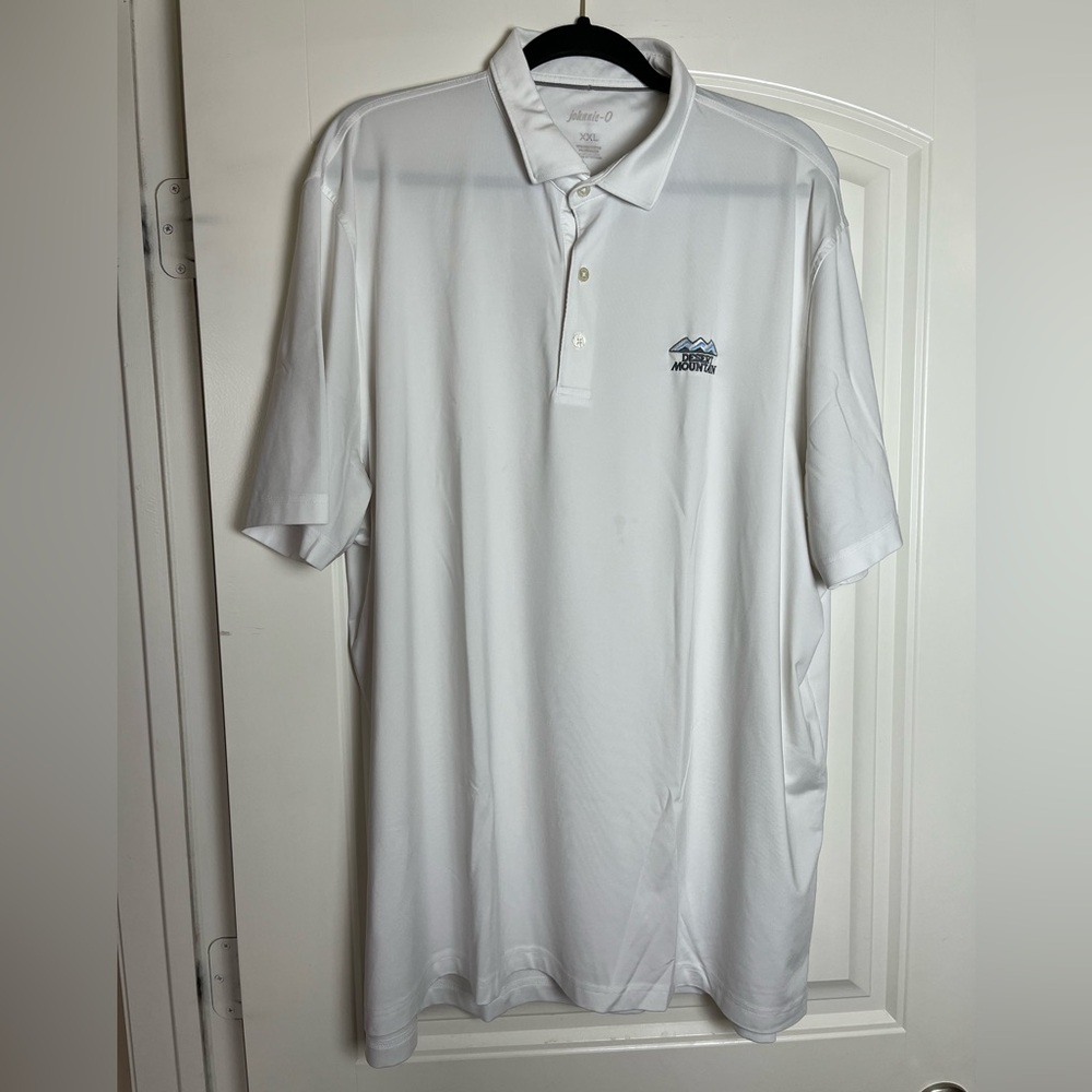 Johnnie-O White Polo Shirt XXL